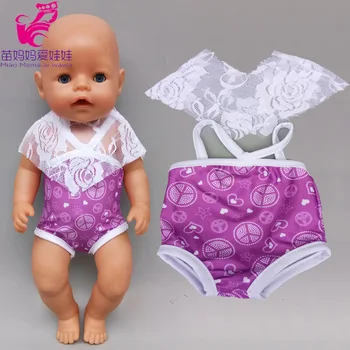 18 Inch Haine Papusa Tinuta de zi cu Zi Set se Potrivesc pentru 43cm Baby Doll Haine Copii Cadouri pentru Copii