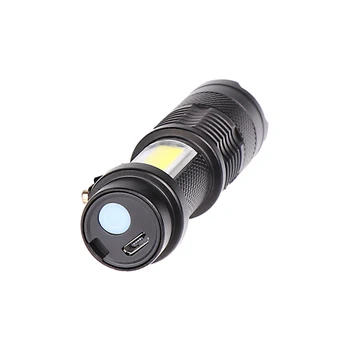 2000LM lanterna mini XP-G Q5 Construit în Baterie de Încărcare USB Lanterna LED COB cu Zoom rezistent la apa Lanterna Tactice LED Lampă Bec