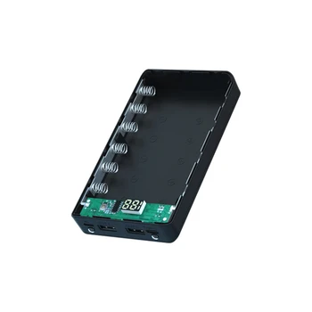 5V Dual USB 6*18650 Power Bank Baterie Shell Cutie Tip C USB Încărcător de Telefon Mobil DIY Caz Pentru IPhone 12 XR Huawei Samsung