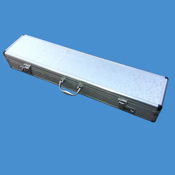 70/80cm din Aluminiu de mână Dublu sistem de blocare parolă cutie poate deține patru tijă de pescuit de pescuit Accesorii geanta