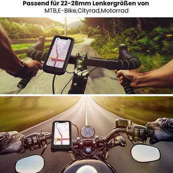 Bicicleta Suport de Telefon Mobil Impermeabil, rezistent la apa Si Motociclete Telescopic Ecran de Telefon Mobil Titularul Impermeabil Z0P0