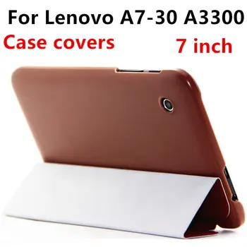 Caz acoperire Pentru Lenovo A7-30 A3300 de Protecție Smart cover din Piele Tablet PC A3300-H a7-30 A7 30 PU Protector Maneca Cazuri de 7 inch