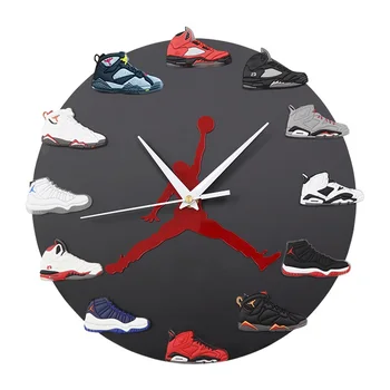 Ceas de perete cu Design Modern Pantofi de Baschet 3D Ceas de Perete Camera de zi de Decorare Decor Acasă Ceasuri de Creatie Ornamente Ceasuri