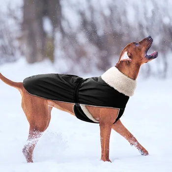 Câinele Sacou Haina De Iarna Cald Câine Mare Sacou Strat Impermeabil De Companie De Îmbrăcăminte Reflectorizantă Pentru Mediu Pentru Câini De Talie Mare Ogar Tinuta