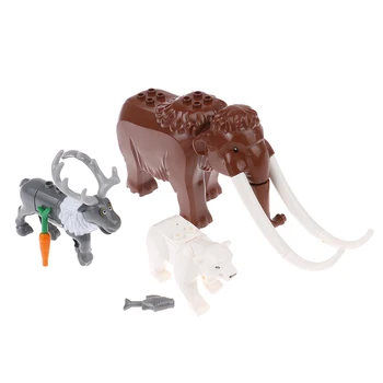 Cărămizi De Construcție Animale Elefant Blocuri Jucarii Copii Figuri De Animale Adune Animalele De La Zoo Blocuri Jucarii Copii Figuri Copil Cadou