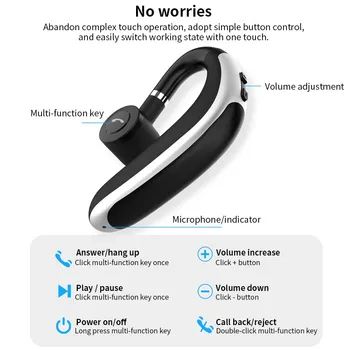 DIUSOUR TWS K20 Cască Bluetooth de Afaceri de Control Vocal Handsfree Cu Microfon Impermeabil Pavilioane Masina Casca Bluetooth setul cu Cască
