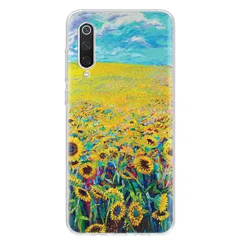 Estetic Van Gogh Telefon Caz Pentru Xiaomi Poco X3 Pro Nfc F3 M3 F1 Mi Note 10 11 Lite CC9 9 8 9T 10T A3 A2 A1 Capac Moale Shell