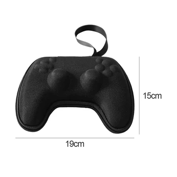 EVA Greu Sac de Depozitare geanta de transport pentru PS5 Dublu Sens Controller Carcasă Antișoc de Protecție Caz Acoperire pentru PS5 Gamepad