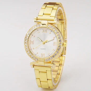 Femei Ceasuri Celebre Femei Brand Aur Cu Diamante Casual Cuarț Femei Din Oțel Inoxidabil Ceasuri Relogio Feminino Doamnelor Ceas