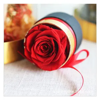 Flori conservate Natural de Trandafir In Cutie Cadou Veșnică a Crescut DIY Nunta Romantic Decor Acasă de Crăciun, Valentine, Ziua mamei Cadouri