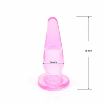 Jeleu moale cu Degetul Anal Plug Mini Bullet Dop de Fund Orgasm Stimulator Anal Sex Jucării pentru Femeie Adult Sex Produsele