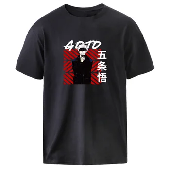 Jujutsu Kaisen Gojo Satoru tricouri Om Grafic T-shirt Barbati Maneca Scurta O-Gât Supradimensionat Tricouri Punk Stil Vintage Tee