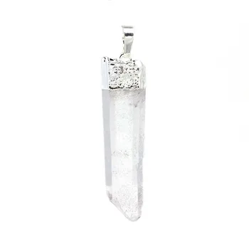 KFT Prime Naturale Neregulate de Piatră Clar Cristal de Cuarț Alb de Vindecare Reiki Pandantiv Bijuterii