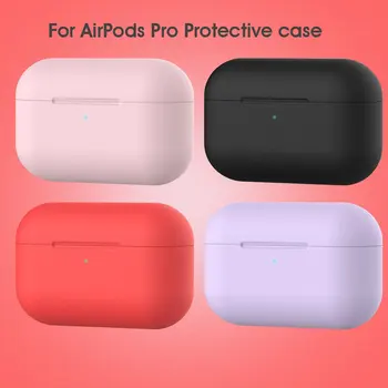Minunat Coloful Silicon Tpu Wireless Căști fără Fir Caz Pentru Airpods Pro Capac de Protectie Piele Dotari Pentru Aer păstăi Pro