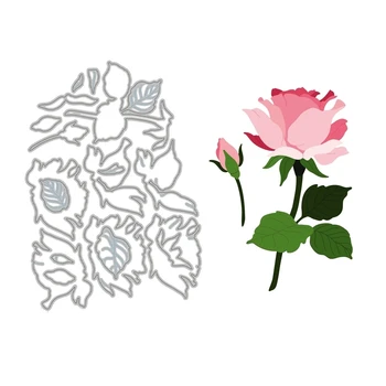 Minunat Straturi de Trandafiri pentru Tăiere Moare 2021 Noi Scrapbooking Hârtie de Luare Cuvinte Cadru Craft Supplies Card Clar Timbre