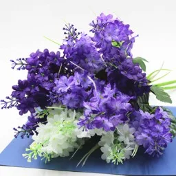 Mireasa Florale Ornamentale Flores Zambile Violet Floare 5 Capete de Flori Artificiale Căsătorie Petrecerea de Ziua Decor Acasă 35-40cm