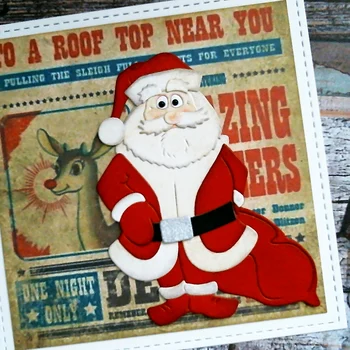 Noi 2020 Crăciun Gingerbread House Tăiere de Metal Moare Moș crăciun Elf Elan Matrita Embosare DIY Scrapbooking Moare