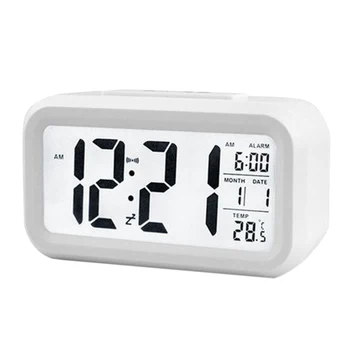 Noua Electric, Ceas de birou cu Alarma Electronic Digital de Mare Ecran cu LED-uri Datele de Ceas, Timp, Calendar Birou Ceas