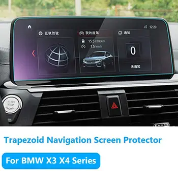 Pentru BMW X3 Perioada 2018-2019 Mașină de Navigare Ecran Protector Folie de Sticla Consola GPS Protector de Ecran de 10.2 inch