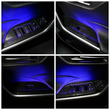 Pentru Toyota RAV4 2019 2020 2021 5 Usi de Interior Castron Lampa de Retehnologizare Interior Mâner cu Led-uri de Lumină Ambientală Accesorii