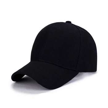 Personalizat Baseball Cap de Imprimare Logo-ul Casual Solid Pălării de Culoare Pură Capac Negru Velcro pentru Barbati Femei Șapcă de Baseball