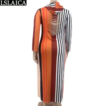 Rochii elegante pentru Femei 2021 Maneca Lunga Hoodied Modă Plus Dimensiune XL-5XL Africane Rochii pentru Femei, Casual, Halat de Streetwear
