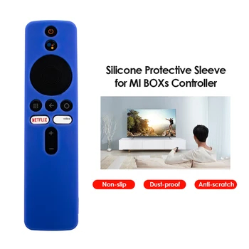 Silicon de Control de la Distanță Caz Acoperire pentru Xiaomi Mi Box TV rezistent la apa Praf de Silicon Moale de Control Protector