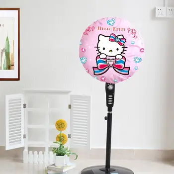 TAKARA TOMY Hello Kitty Desene animate Drăguț Fan Acoperire Tesatura de uz Casnic Capac anti-Praf Anti-pinch Mână Capac Rotund Capac de Protecție