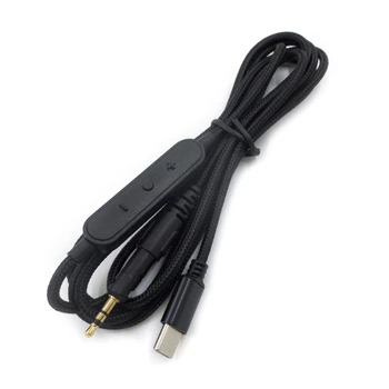 Tip C la 2,5 mm pentru Căști Audio Cablu Adaptor Cablu Compatibil cu M40X ATH-M50X M60X M70X Cablu Adaptor