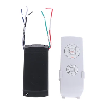 Universal Ventilator de Tavan Lampa de Control de la Distanță Kit 110-240V Sincronizare fără Fir de Control de Comutare Reglat Viteza Vântului Emițător Receptor