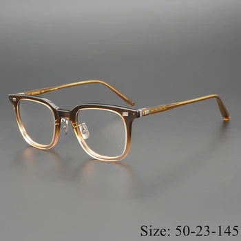 Vintage de Calitate Acetat de ochelari cadru EV319/320 metri stil de ochelari femei barbati original cutie caz de Miopie baza de prescriptie medicala lentile