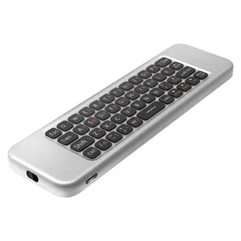 W3 2.4 G Wireless Air Mouse Giroscop IR de Învățare Voce Inteligent de Control de la Distanță Tastatura Mini Pentru Android TV Box / Pentru Mac OS/ Linux