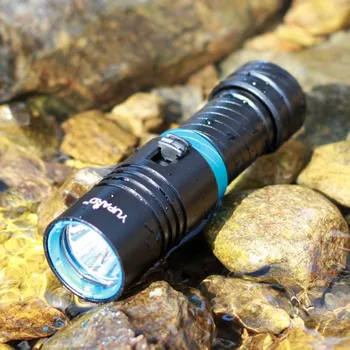XM-L2 T6 LED rezistent la apa se arunca cu capul sub apă 80 De Metri alb LED galben de scafandru, Scufundări lanterna Lanterna Lampa Camping Lanterna