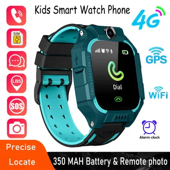 Xnyocn 4G Smart Watch Copii IPX7 rezistent la apă Ceas Wifi Apel Video Camera de GPS Smartwatch Pentru Copii Locație Tracker Pentru Student