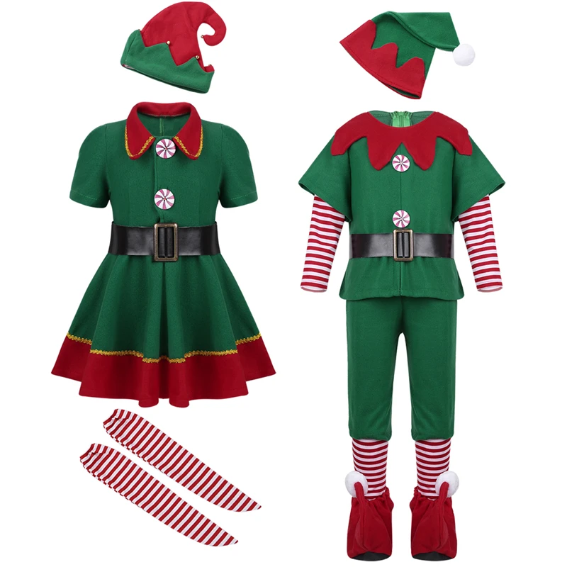 Scarp Ace Economy Cumpara 2022 Verde Copii Elf Caldă de Crăciun Costum de Mos craciun Haine  pentru Fete Baietii de Anul Nou Copii Fantezie Rochie de Petrecere, Haine  Set \ Reduceri / www.blue-astral-cernavoda.ro